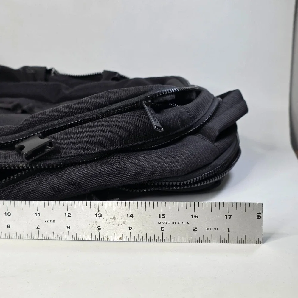 PUMA Range Backpack w Padded Straps Laptop Sleeve & Luggage Strap Black One Size